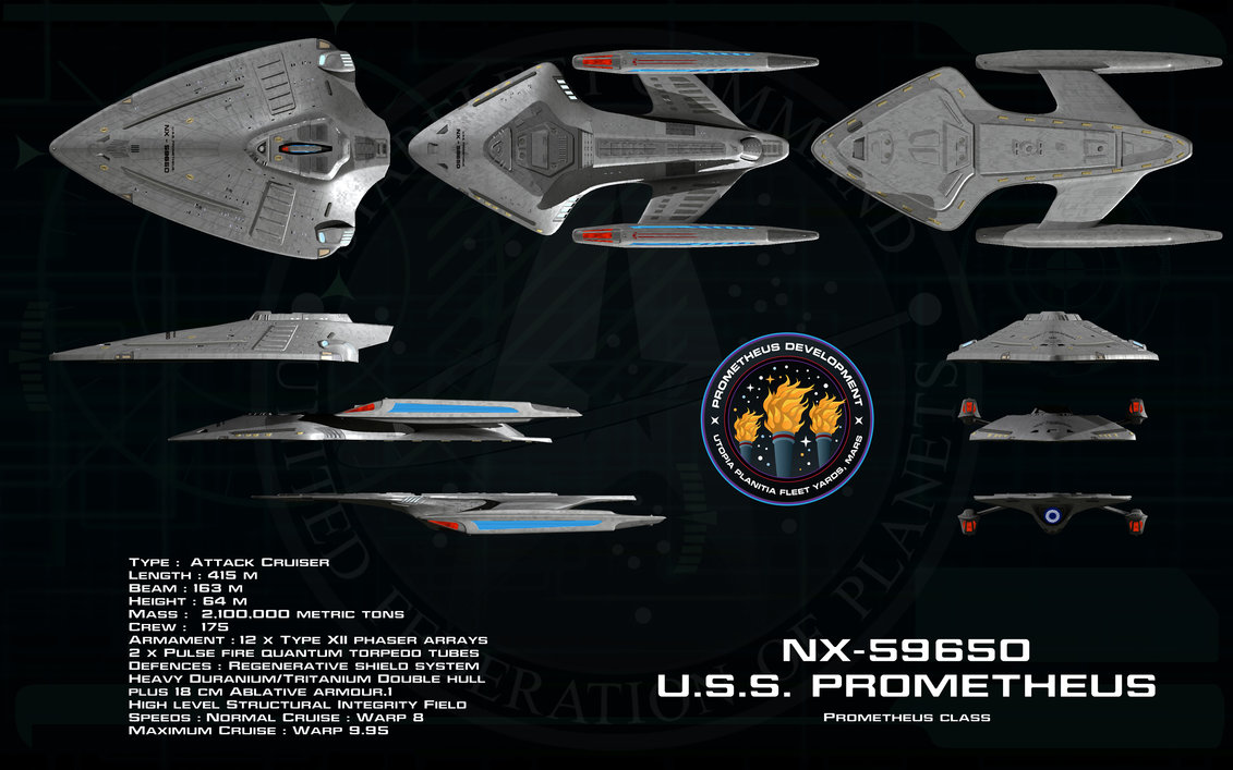 The USS Prometheus - The First of her Starship Class The USS Prometheus - The First of her Starship Class